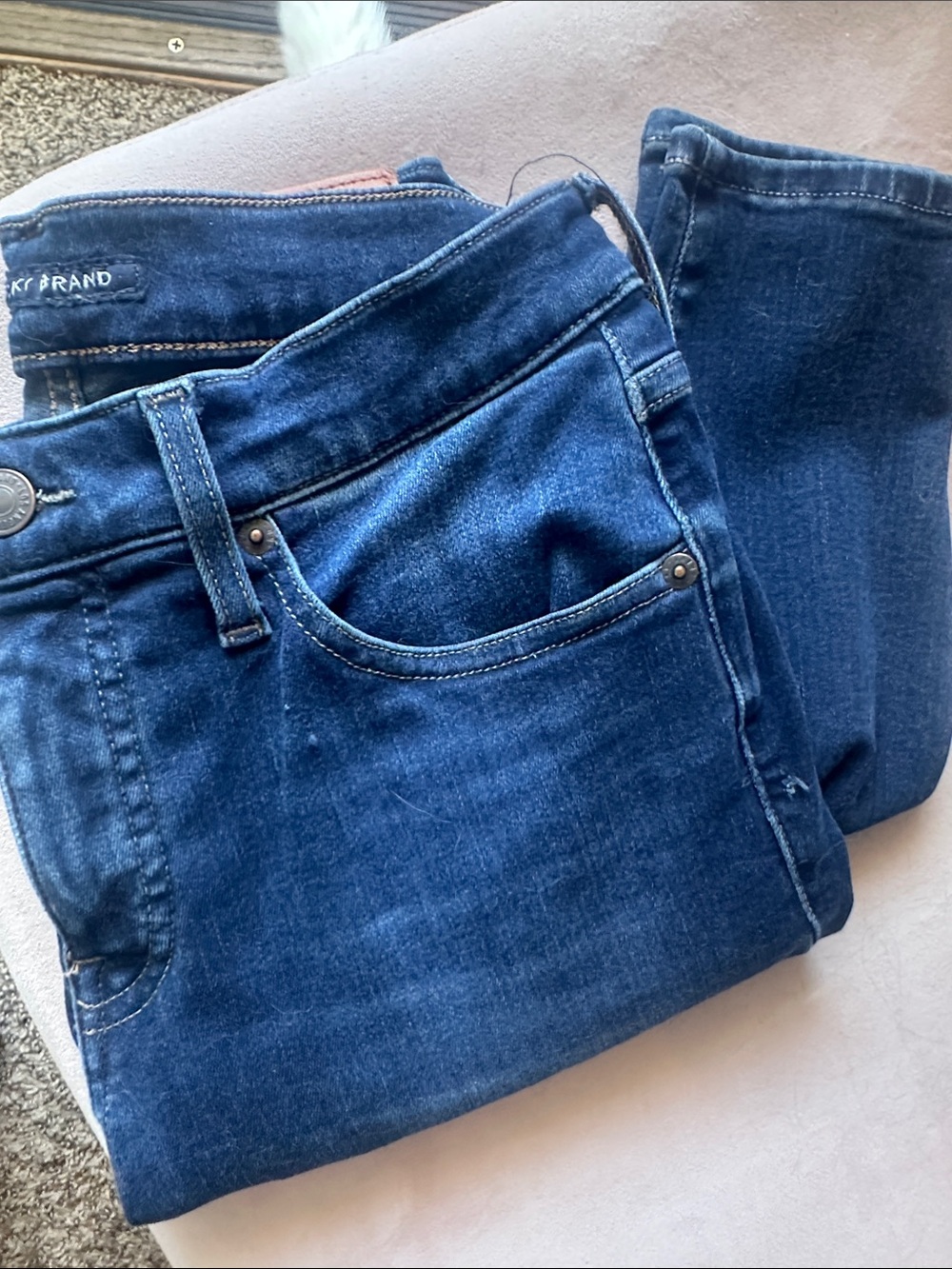 Lucky Brand- Dark Wash Mid rise skinny jean